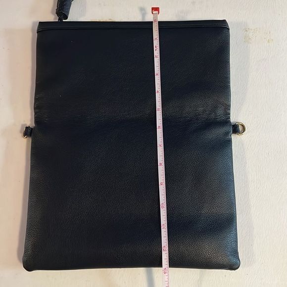 Gigi New York Rachel Fold Over Clutch Navy Blue - Picture 10 of 13